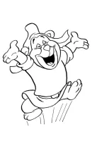 Gummi Beren kleurplaat 9